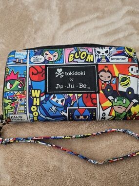 Tokidoki Jujube Comic Print Wallet Wristlet